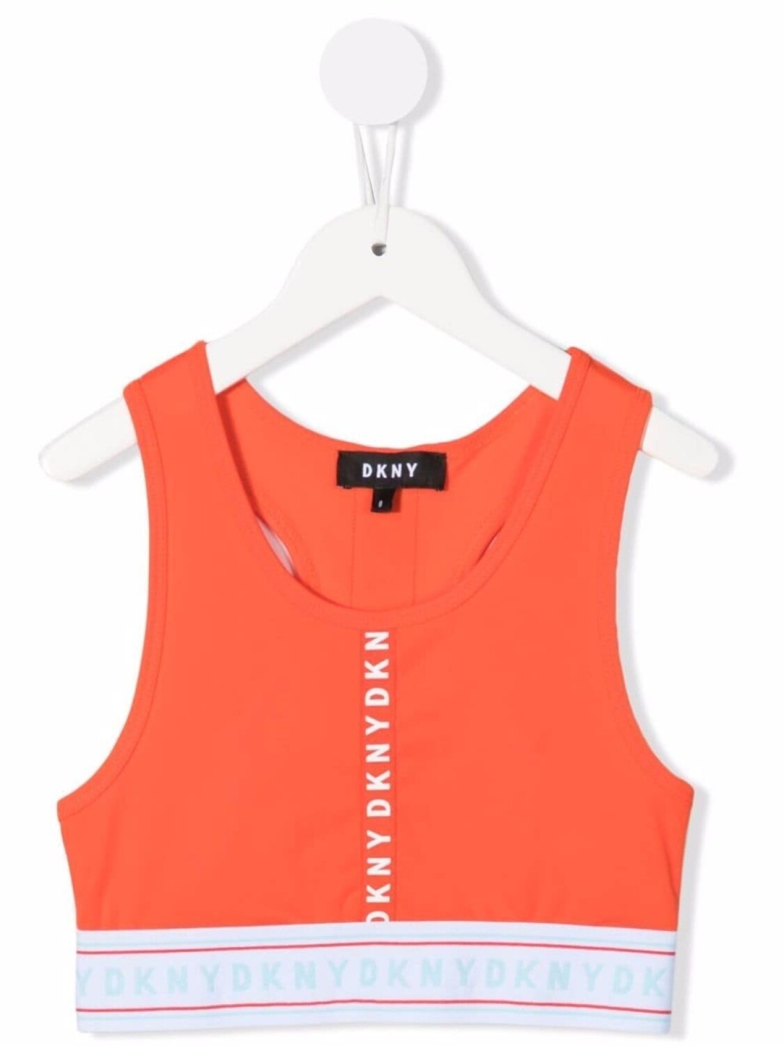 

DKNY спортивный топ с логотипом, оранжевый