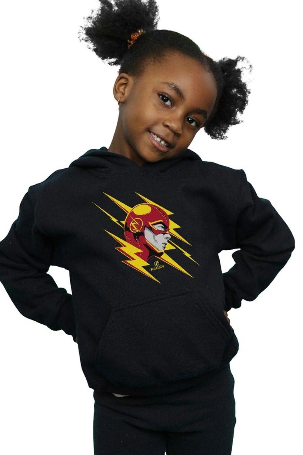 

Толстовка с портретом Flash Lightning DC Comics, черный