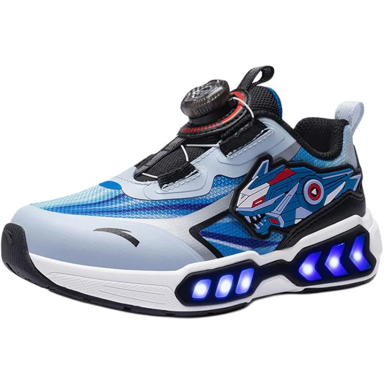 Детские кроссовки низкие для детей 3-7 лет Antakids, Phantom Blue/Ocean Blue/Silver-1 — фото 3