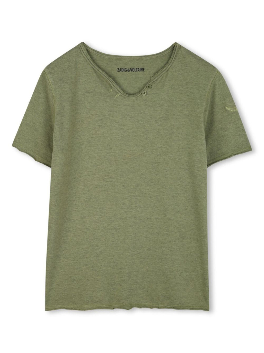 

Zadig & Voltaire Kids футболка с графичным принтом, зеленый
