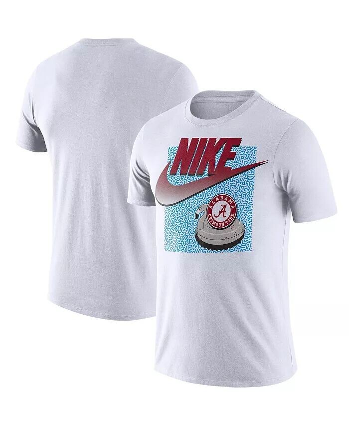 

Мужская белая футболка Alabama Crimson Tide с галочкой Spring Break Nike
