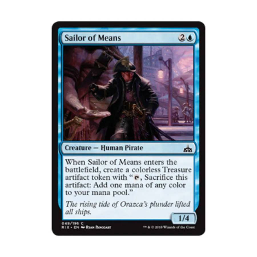

CCG Моряк со средствами (C), MTG - Rivals of Ixalan