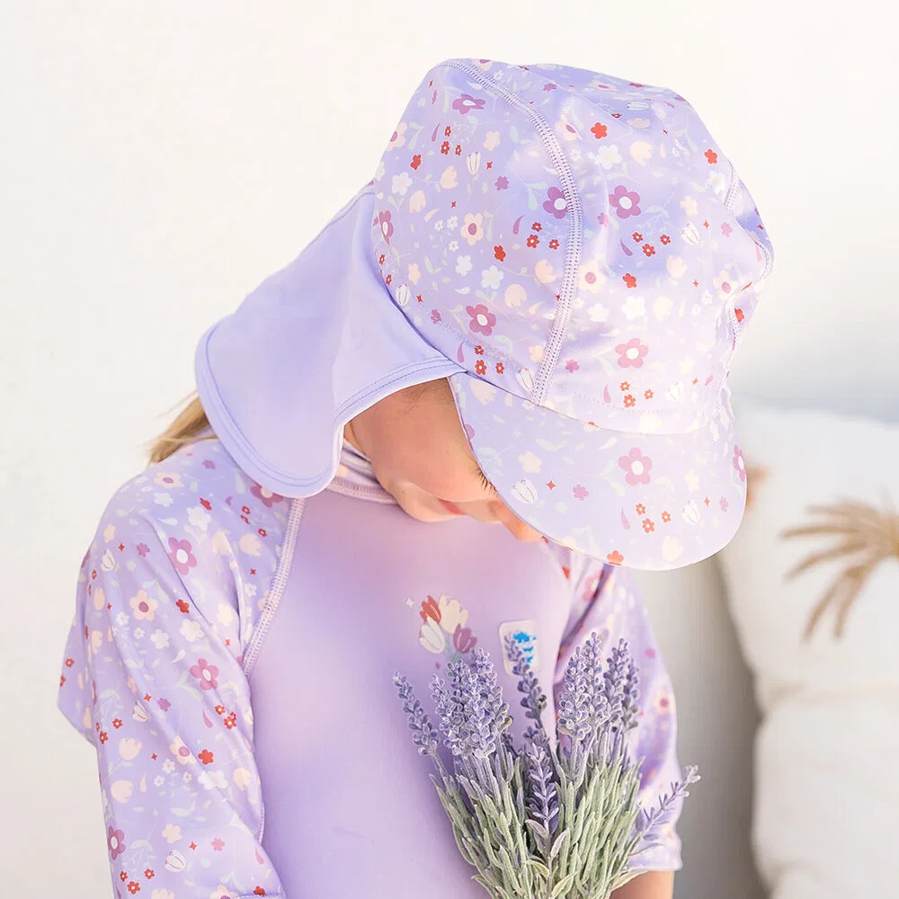 Детская шапочка для плавания Flap Lilac Spring от Splash About — фото 3