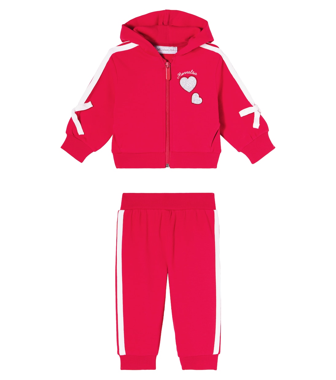 

Детский спортивный костюм с бантом Monnalisa, Rubino