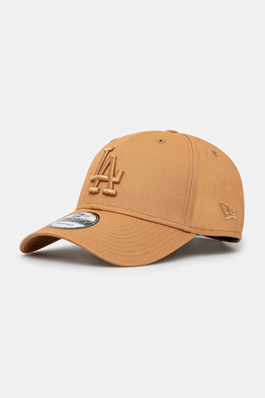 

Хлопковая кепка с козырьком New Era, коричневый