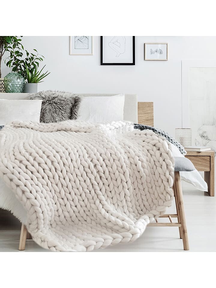 

Плед The Home Deco, белый