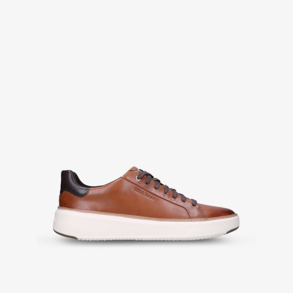 

Кожаные кроссовки grandpro topspin Cole Haan, коричневый