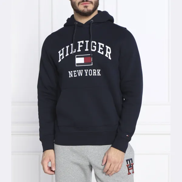 

Современная толстовка свободного кроя Tommy Hilfiger, синий