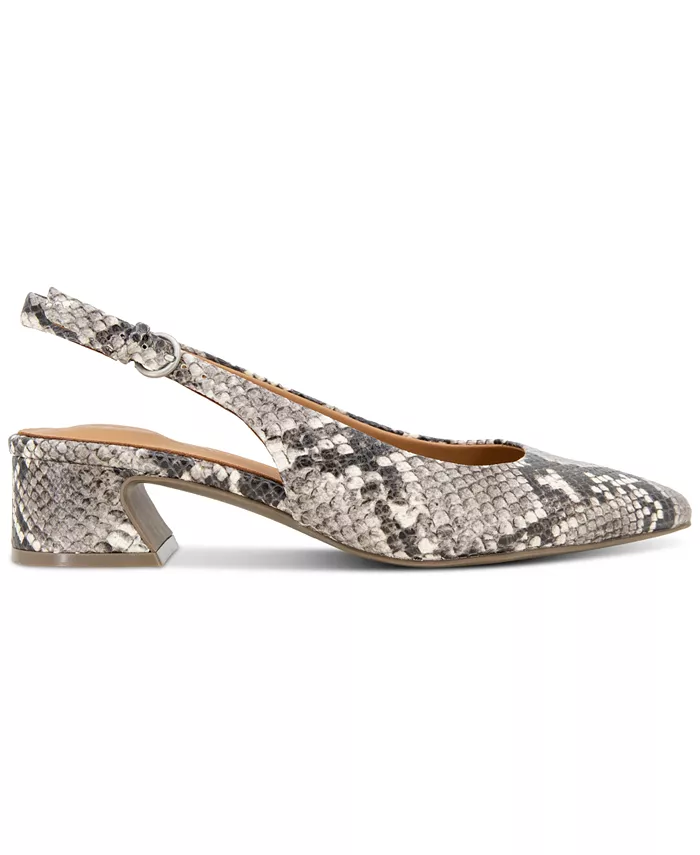 Женские туфли Georgia Slingback на блочном каблуке Gentle Souls, черный — фото 2