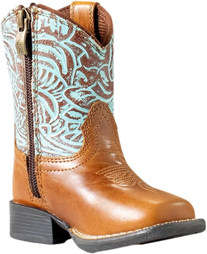 Детские ботинки Ariat Lil' Stompers Briar Boots (размеры 4-7) - A441002402, Brown (Round Up) — фото 2
