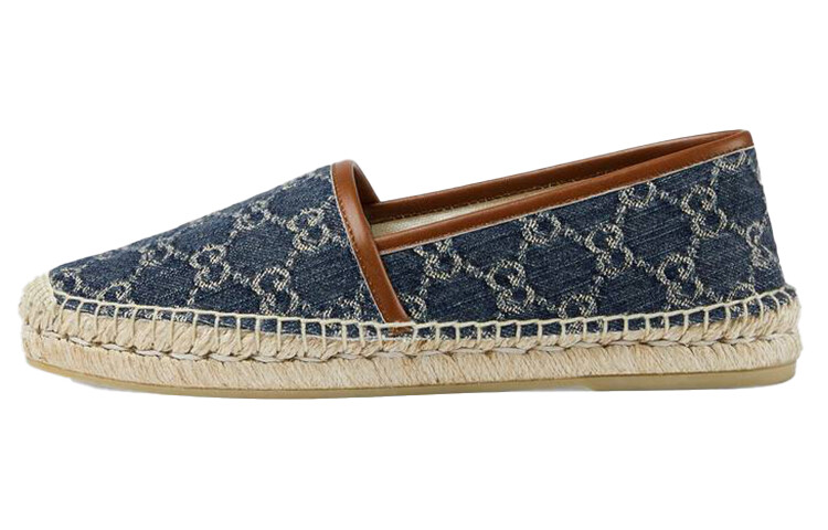 Туфли GUCCI GG Denim Espadrilles Women's
