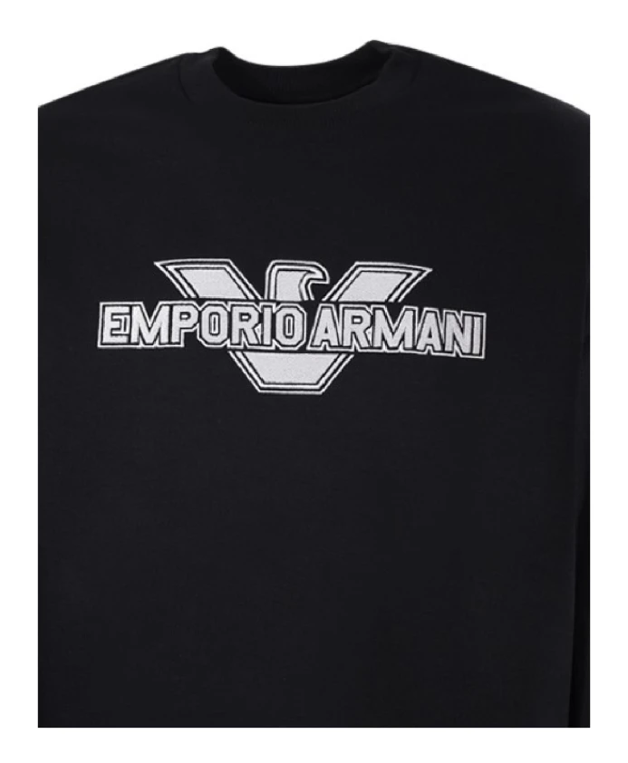 Черная толстовка 3r1mda1jriz0999 Emporio Armani, черный — фото 2
