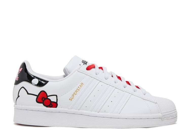 Кроссовки Adidas HELLO KITTY X WMNS SUPERSTAR 'WHITE BLISS PINK', белый