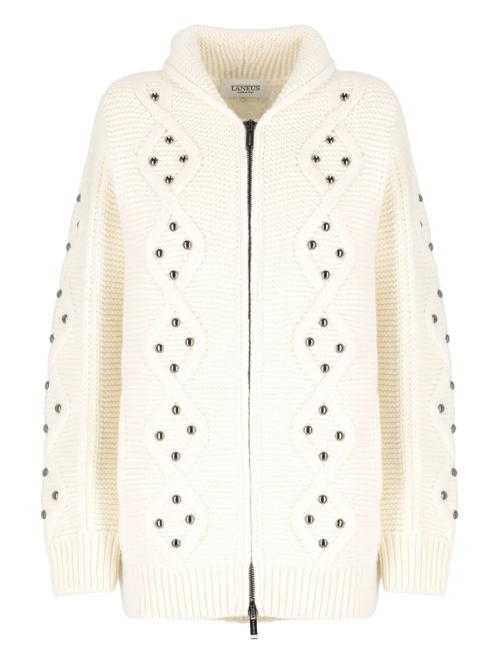 

Кардиган с заклепками Laneus, нейтральный