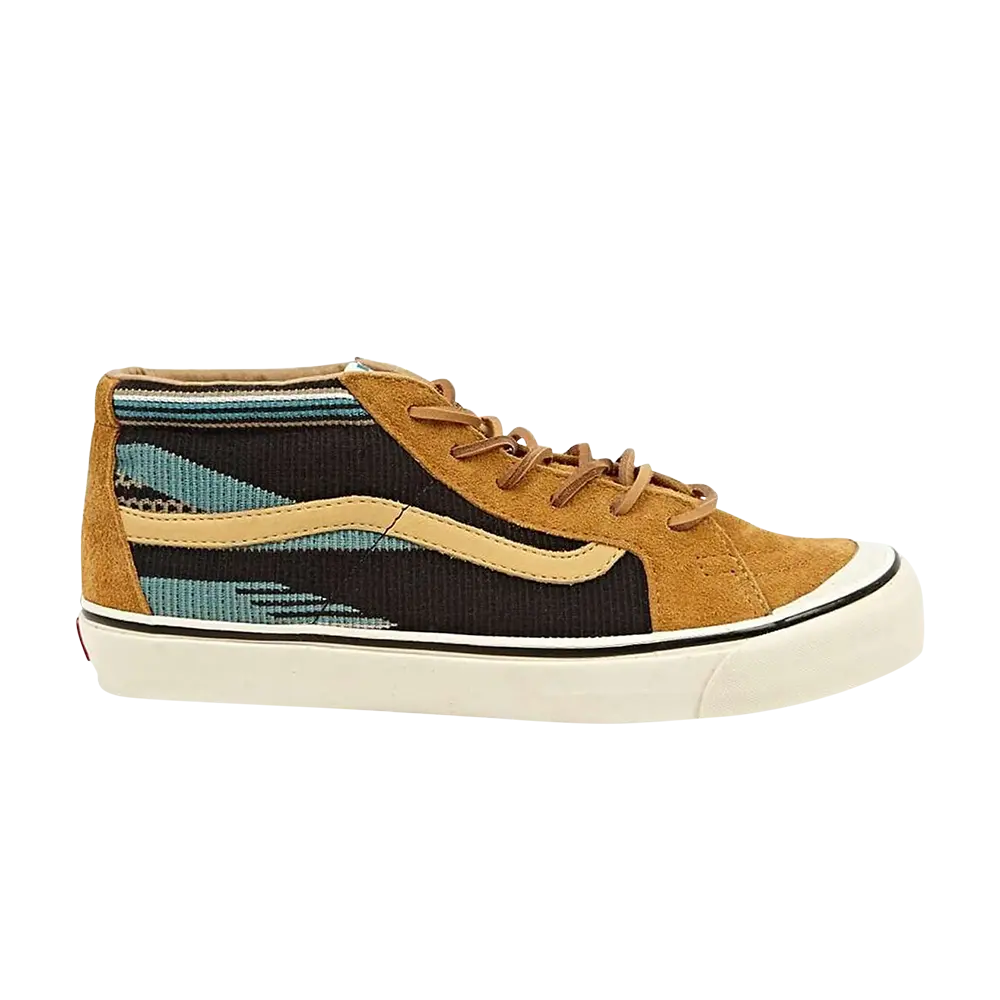 Кроссовки Taka Hayashi x Sk8-Mid LX Vans, коричневый
