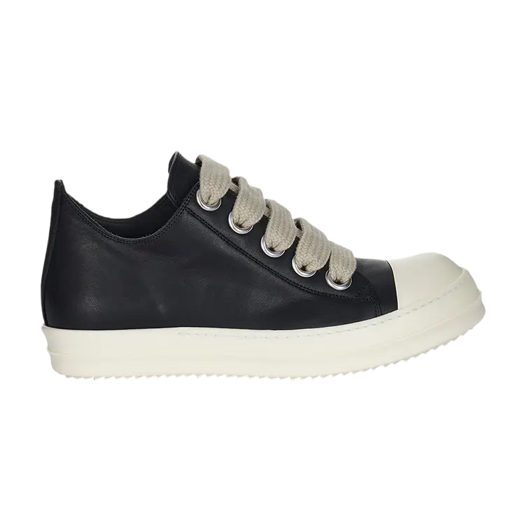 Кроссовки Rick Owens Wmns Porterville Jumbo Laced Low, цвет Black Pearl
