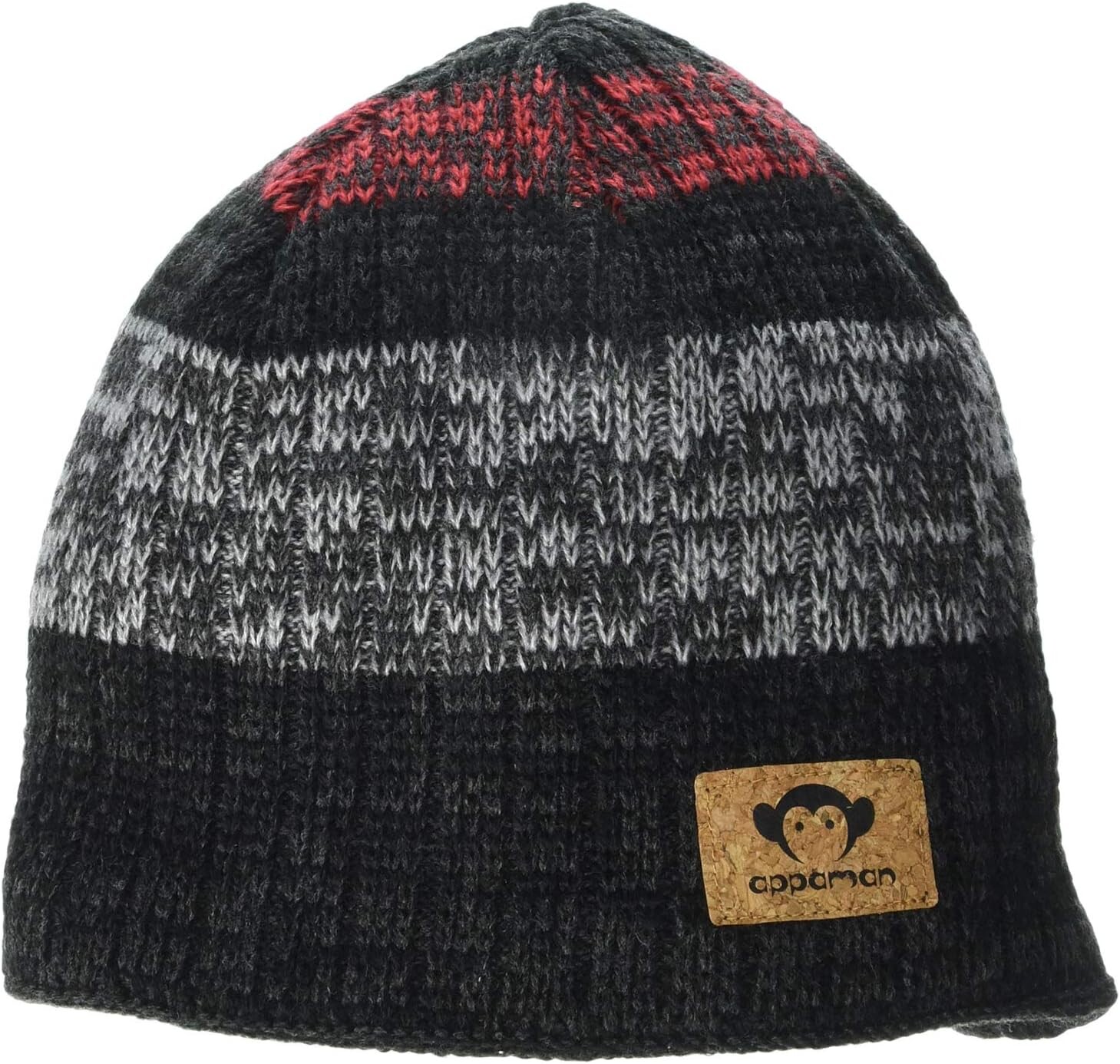 

Шапка Appaman Tricolored Bondo Beanie, черный