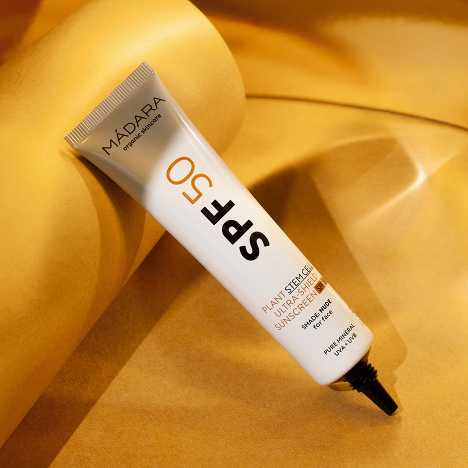 Солнцезащитный крем plant stem cell lsf 50 ultra-sonnenschutz Madara, объем 40 мл — фото 4