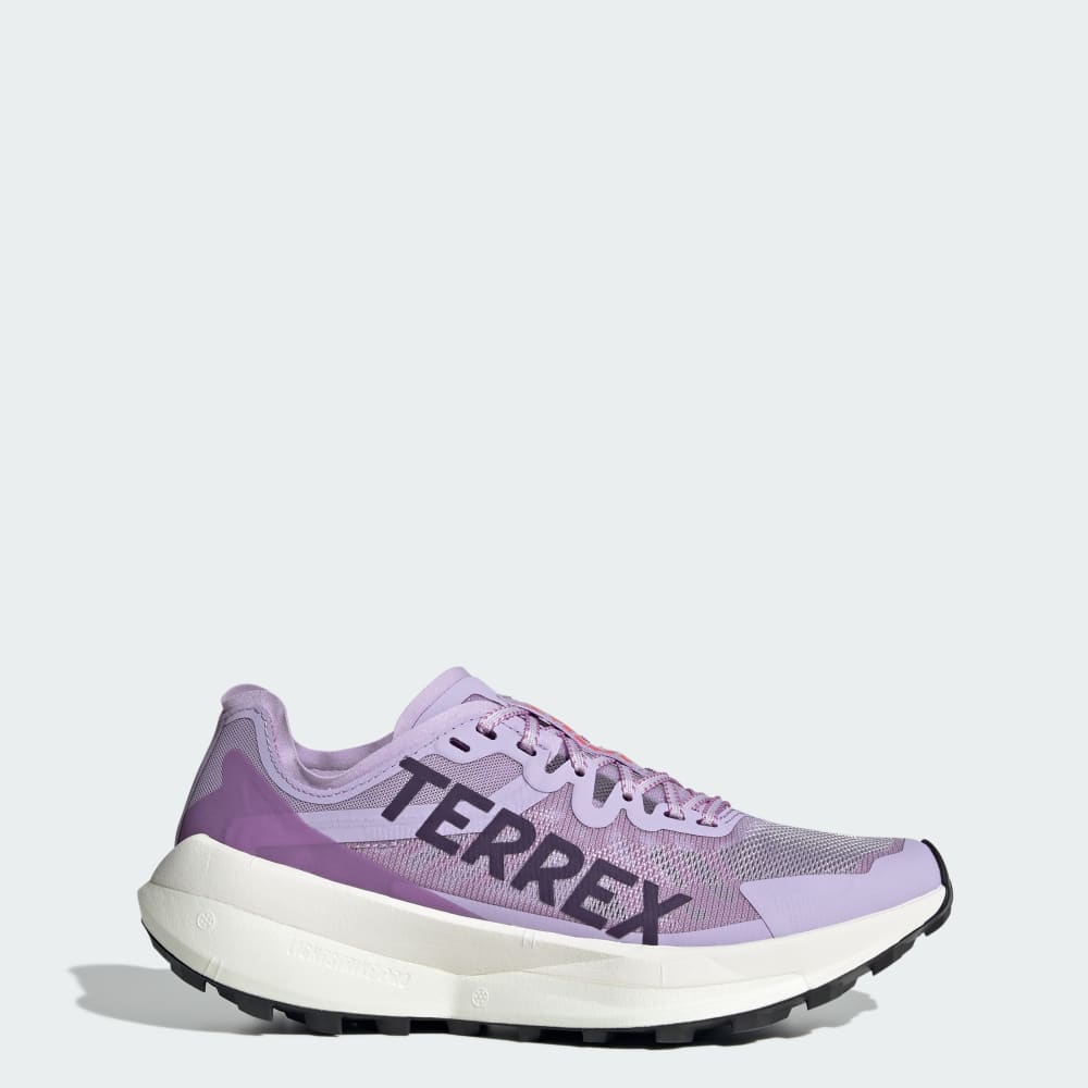 Кроссовки Adidas Terrex Agravic Speed Trail Running Shoes, цвет Powder Plum/Aurora Plum/Lucid Red