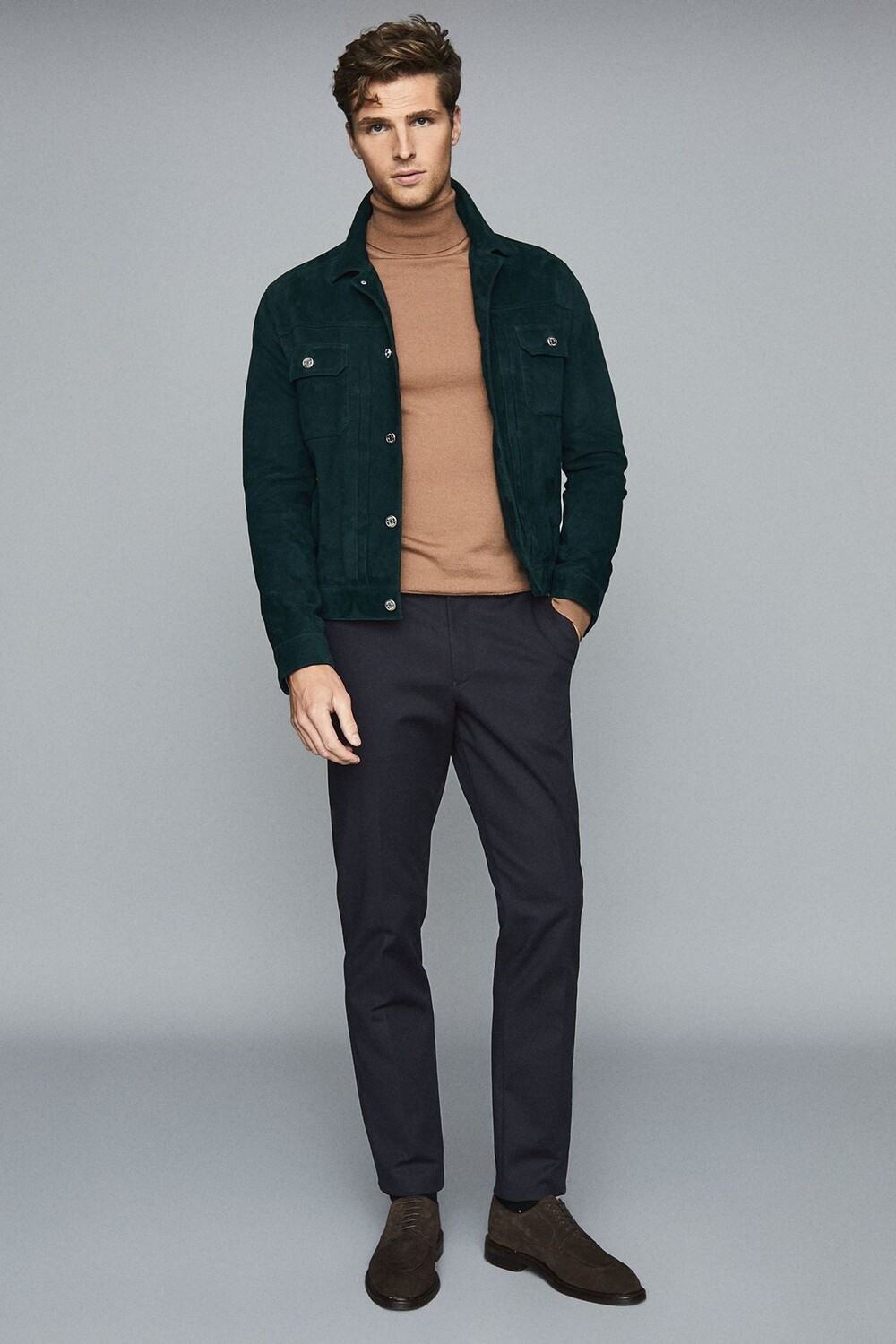

Брюки-чиносы Eastbury Reg стандартного кроя Reiss, синий
