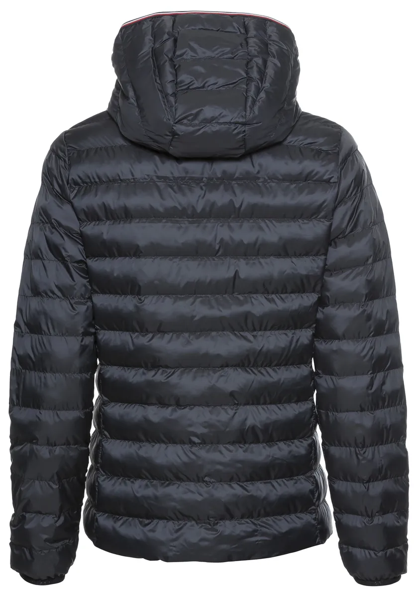 Стеганая куртка Tommy Hilfiger "LW PADDED GLOBAL STRIPE JACKET" (серия Global TH WOMEN), с полосой Global Stripe на капюшоне, цвет Desert_Sky — фото 2