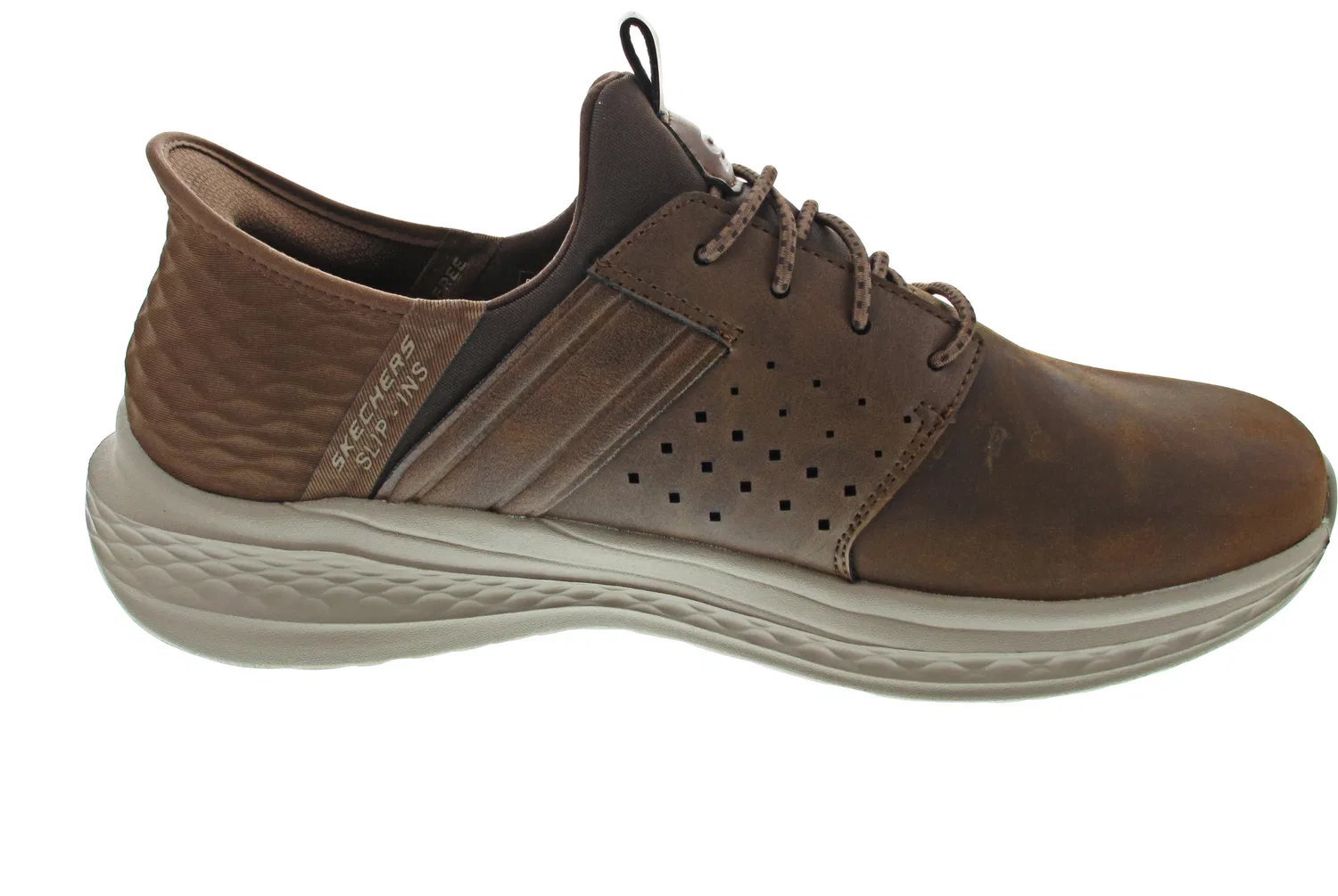 Слипоны Skechers Slade-Zachary, коричневый — фото 3