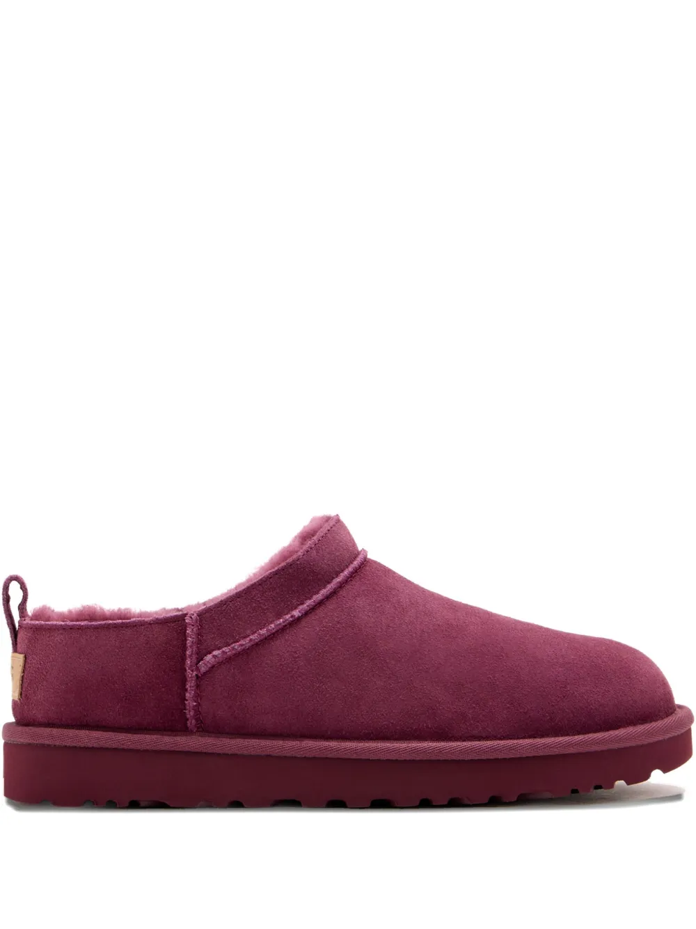 Замшевые тапочки с петлей для надевания Ugg, розовый
