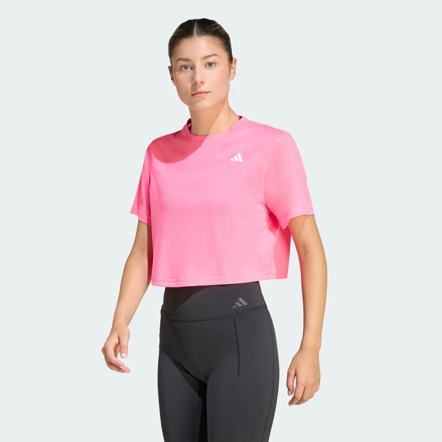 Женская спортивная футболка adidas Train Essentials свободного кроя, Lucid Pink
