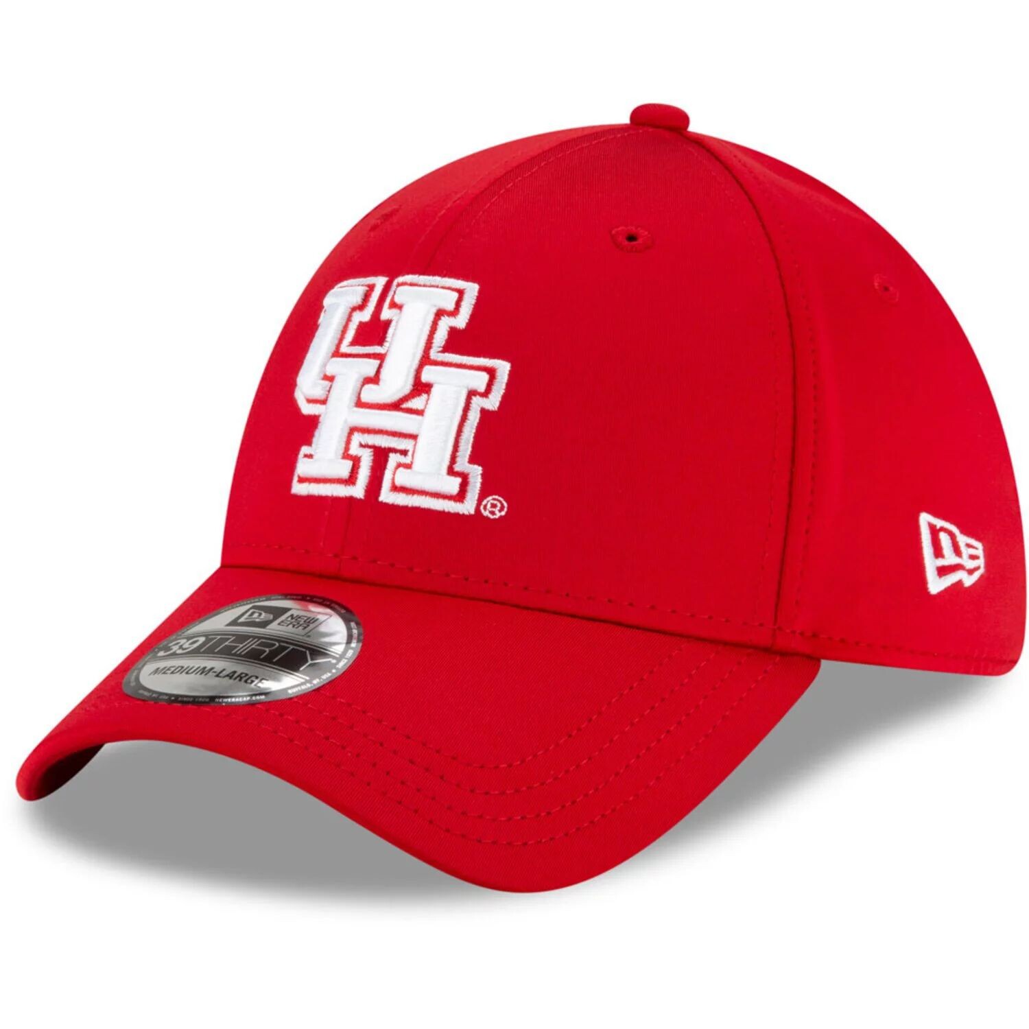 

Мужская гибкая кепка New Era Red Houston Cougars Campus Preferred 39THIRTY