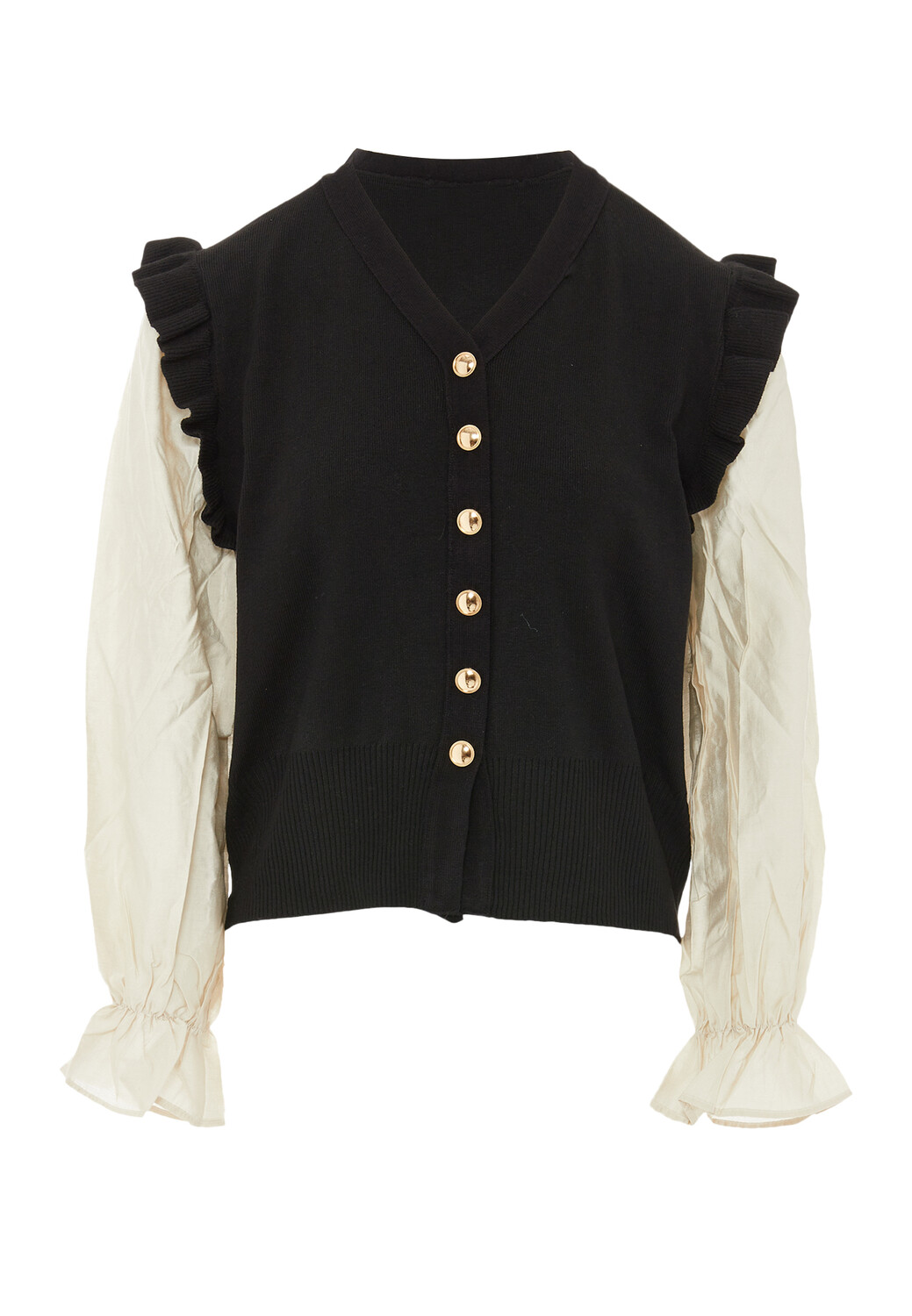 

Толстовка NAEMI Strickjacke, черный