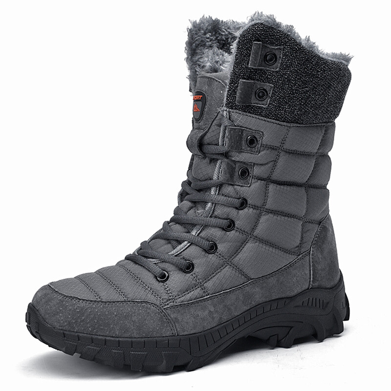 

Зимние ботинки мужские Easttata Et, цвет Gray Fleece-lined