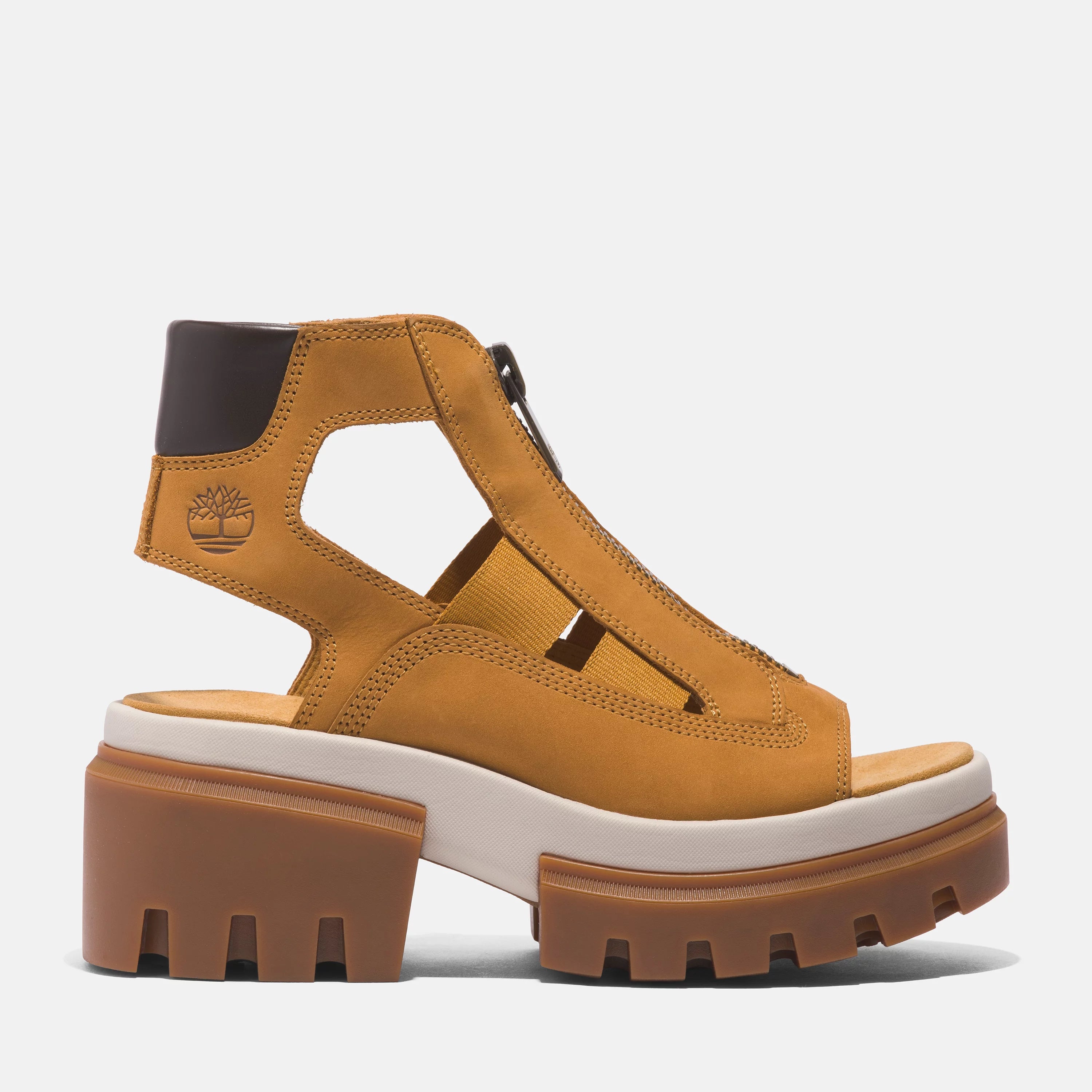 

Женские сандалии-гладиаторы Everleigh Timberland, цвет Wheat Nubuck