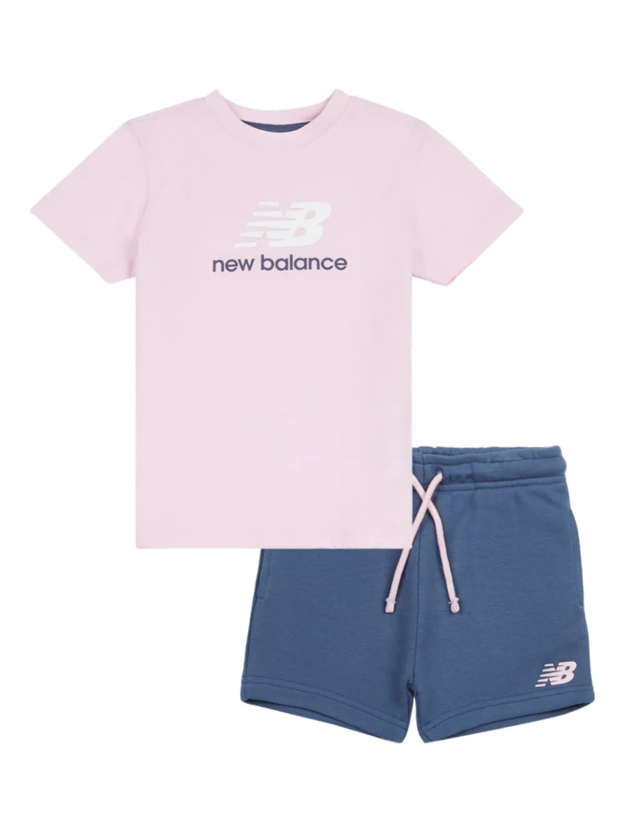 

Комплект шорт с логотипом New Balance Kids, розовый