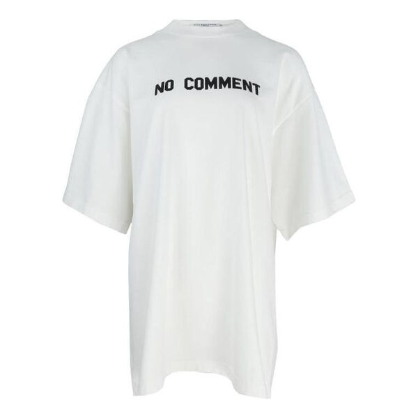 

Футболка no comment t-shirt 'white' Balenciaga, белый
