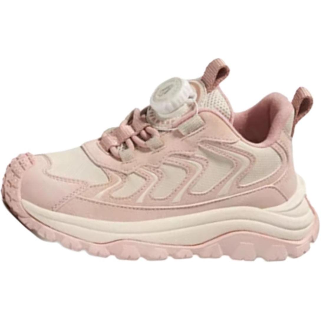 

Нескользящие и износостойкие теплые низкие детские кроссовки для отдыха на природе Hush Puppies, розовый