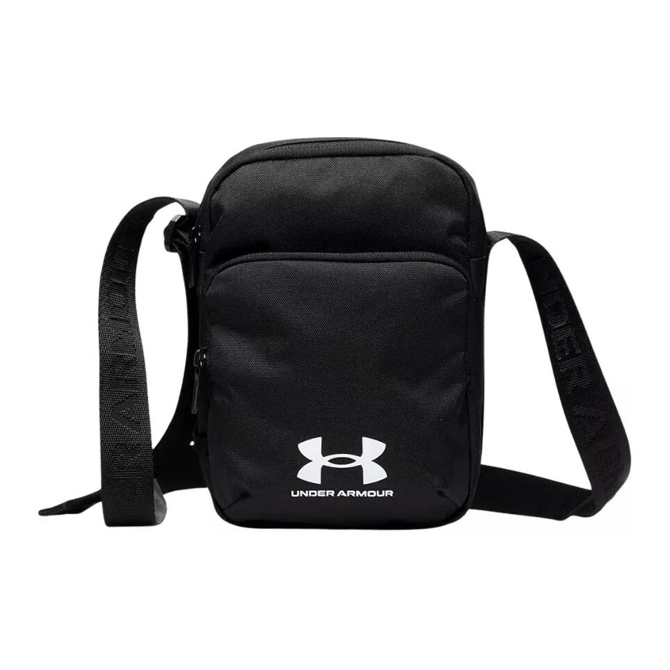 

Under Armour Полиэстеровая наплечная сумка через плечо обычная унисекс черная, Black