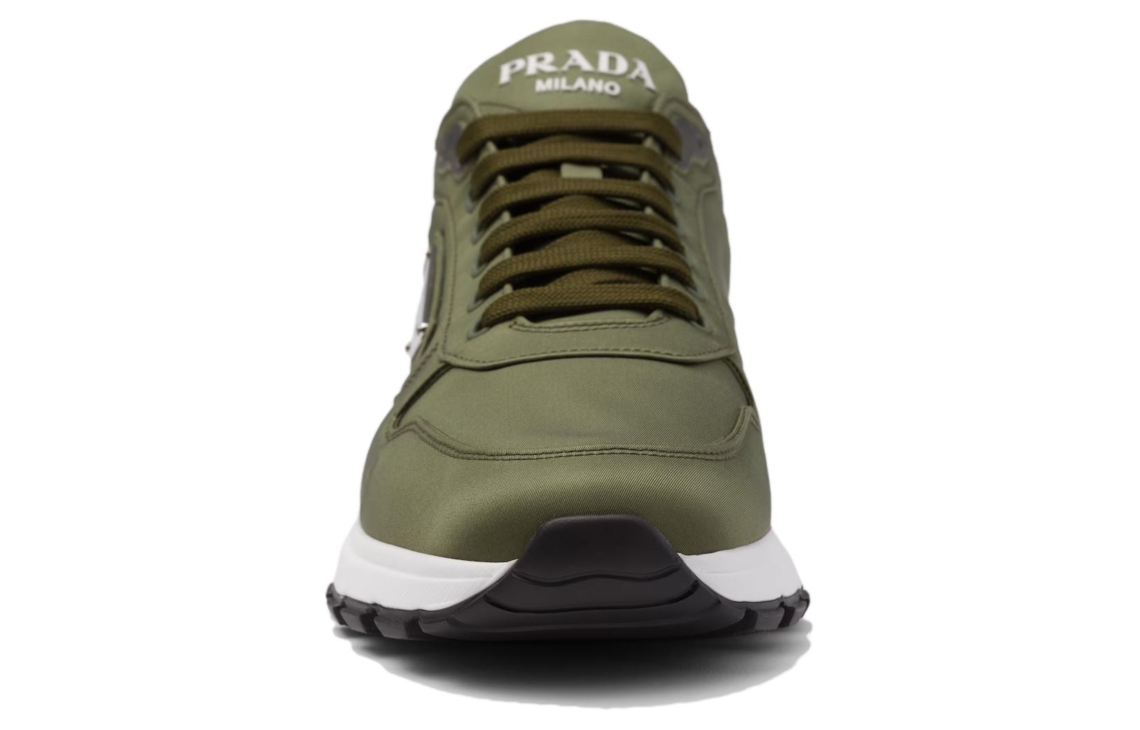 PRAX 1 Кроссовки низкие повседневные мужские зеленые PRADA — фото 4