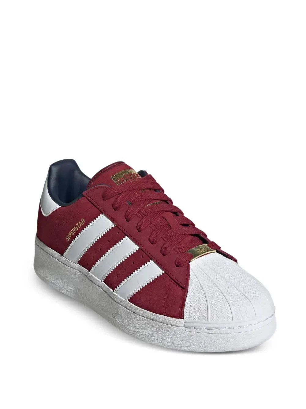 Кроссовки Superstar XLG в полоску Adidas, красный — фото 2
