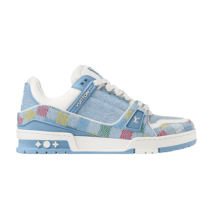

Кроссовки Louis Vuitton Trainer 'Lvers Damier', синий