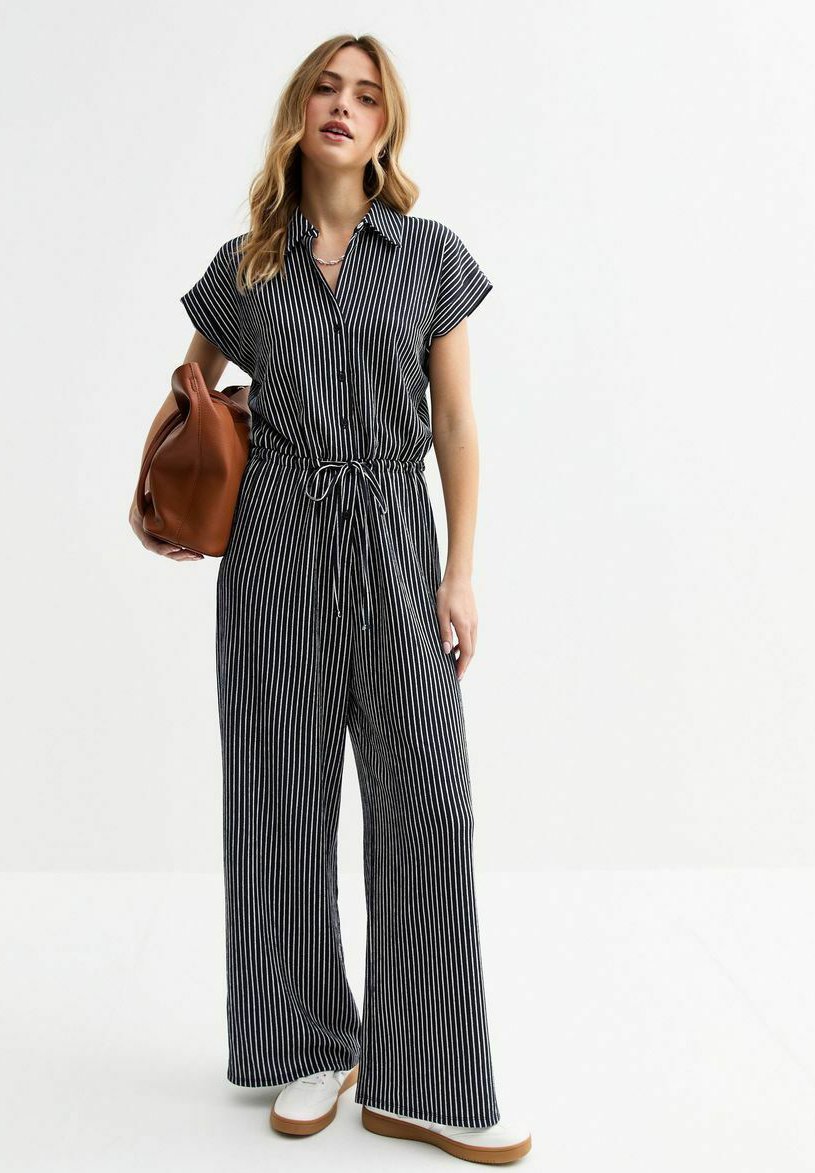 

Комбинезон STRIPED TEXTURED New Look, синий