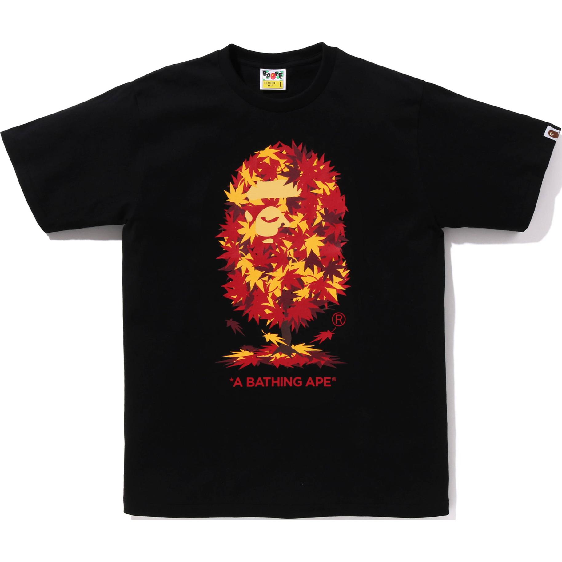 

Футболка Bape Japan Autumn Ape Head A BATHING APE, черный