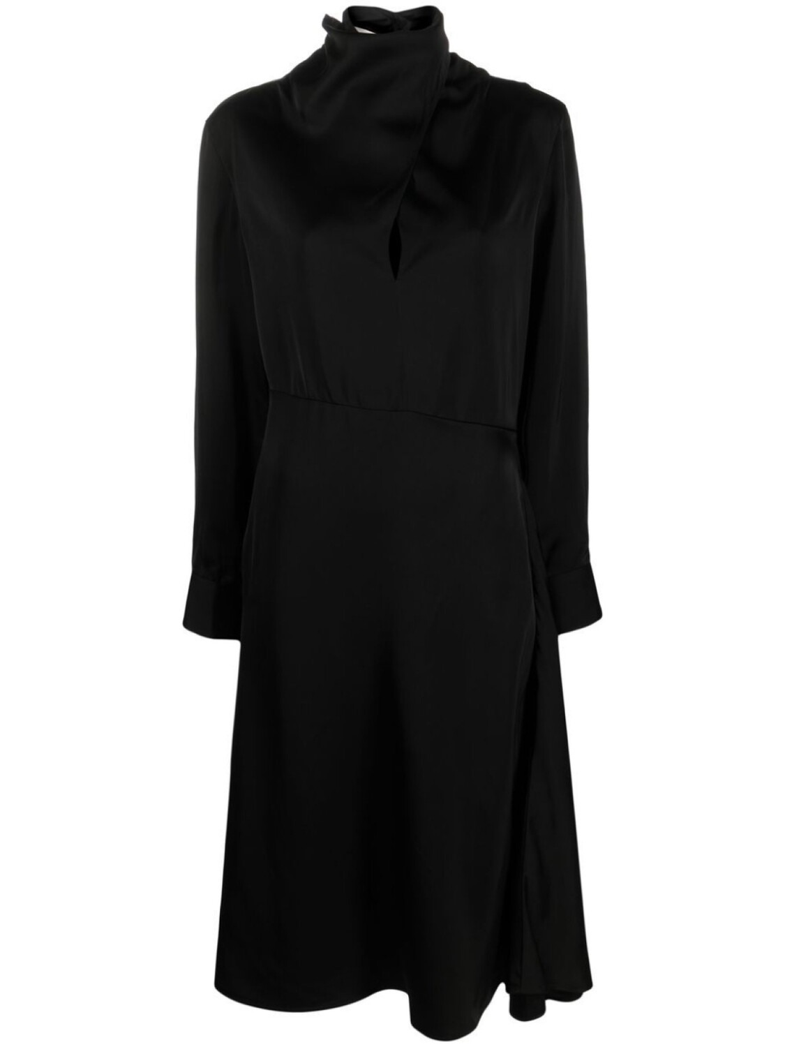 

Jil Sander платье А-силуэта с длинными рукавами, черный