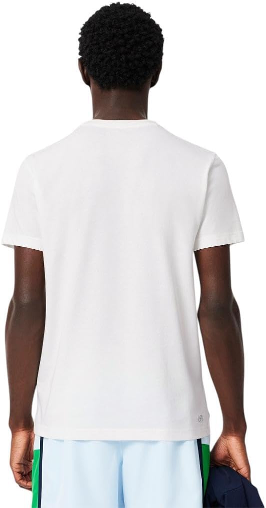 Мужская футболка Lacoste Ultra Dry с принтом, белый Lacoste Print — фото 3