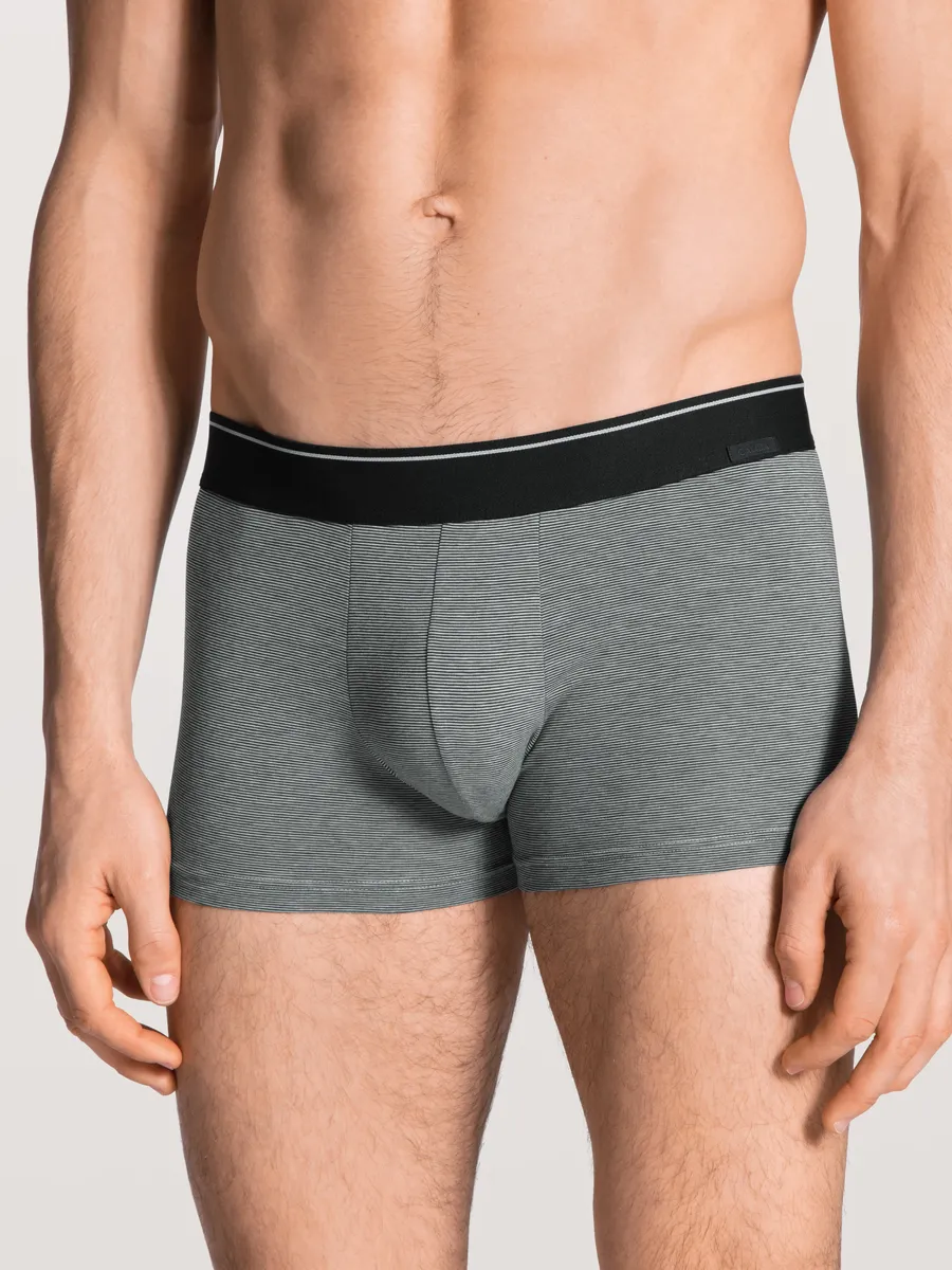 

Боксеры CALIDA "Cotton Stretch", шорты-боксеры, трусы с мягким поясом, плавки с тонкими полосками, цвет Fog
