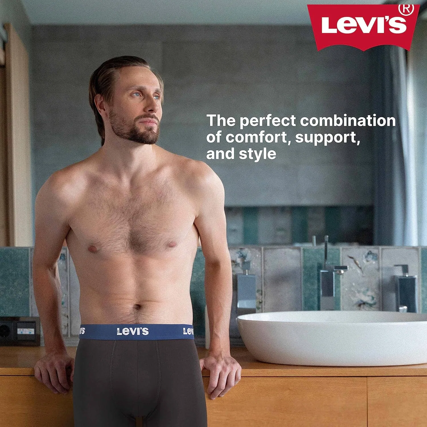 Боксеры микрофибра Levi's Cavier Pack 2 — фото 4