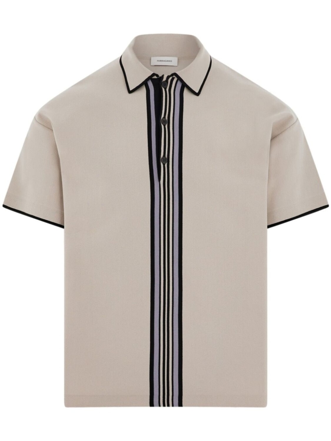 

Ferragamo рубашка с короткими рукавами, серый