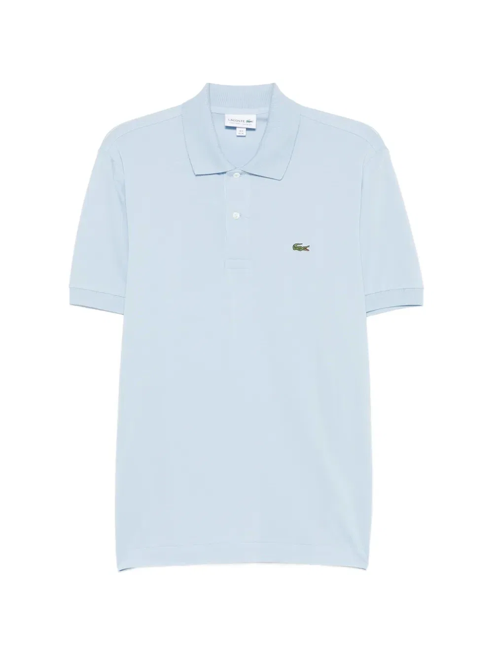 Рубашка-поло из фактурной ткани пике с нашивкой-логотипом Lacoste, синий