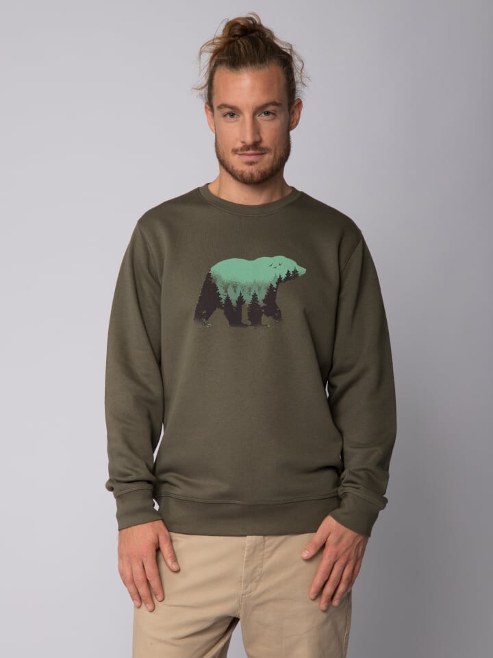 

Толстовка wat Apparel Waldbär, хаки