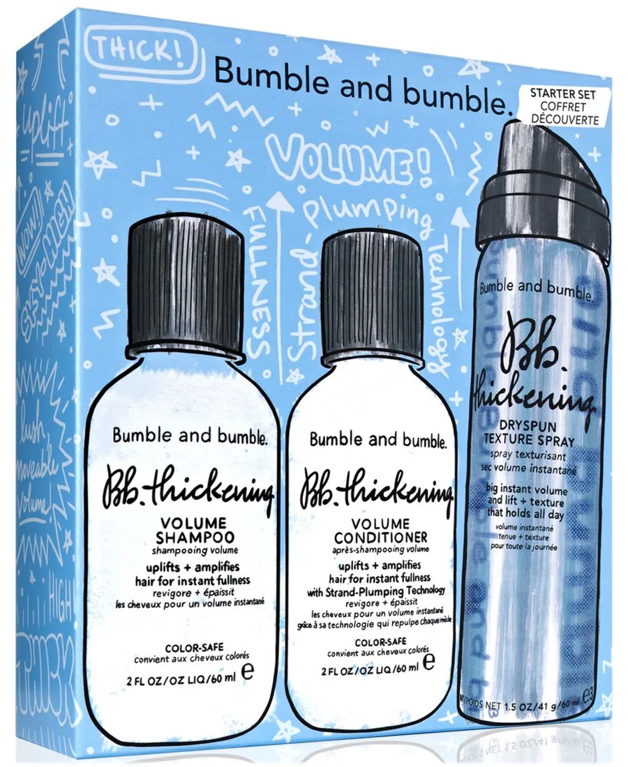 Bumble and Bumble Набор из 3 предметов для придания объема и густоты волосам, дорожный размер — фото 2