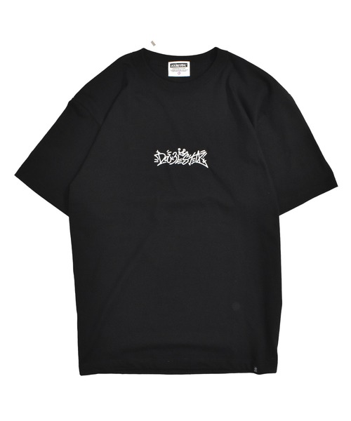 

Футболка с маркерной вышивкой DOUBLE STEAL, черная